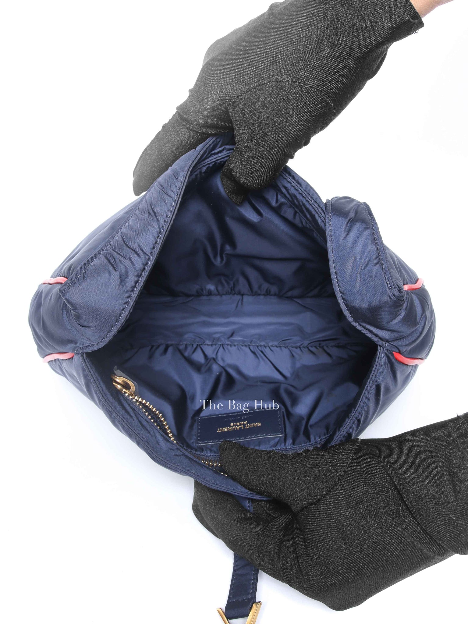 Saint Laurent Rouge Eros Econyl Nylon Le 5 A 7 Atlantis Hobo Bag