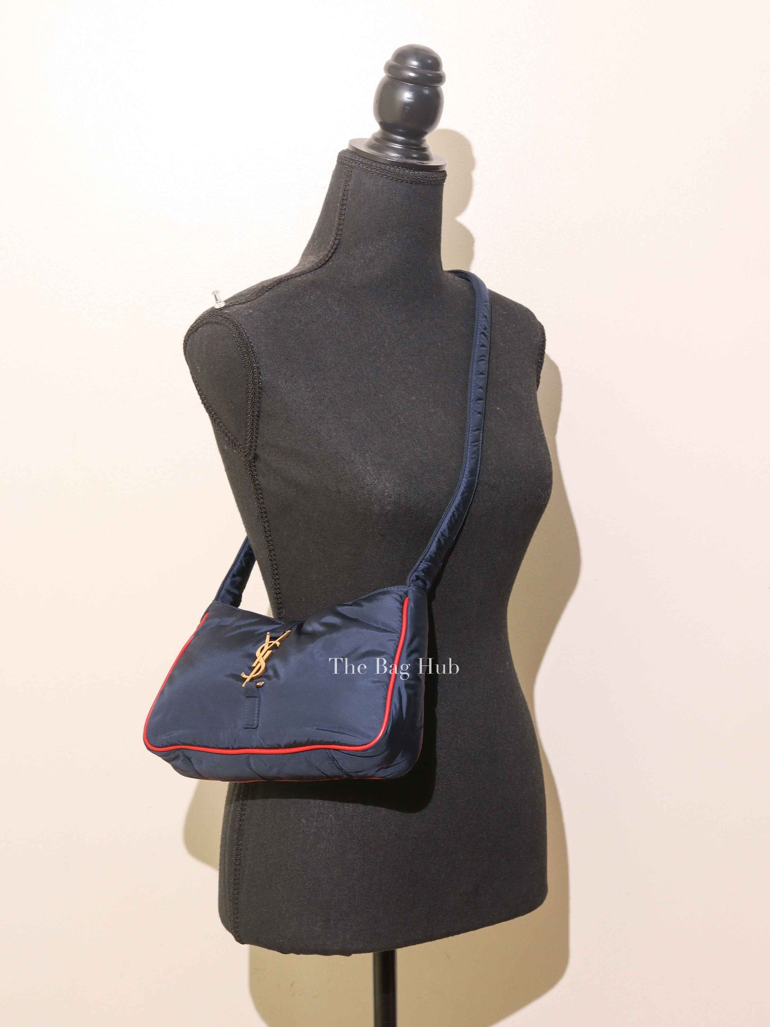 Saint Laurent Rouge Eros Econyl Nylon Le 5 A 7 Atlantis Hobo Bag