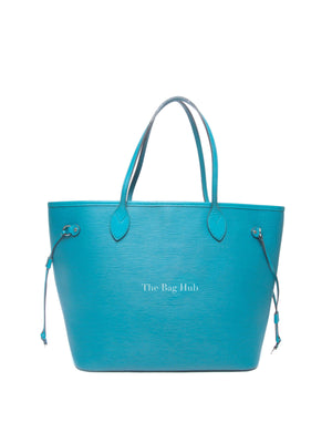 Louis Vuitton Cyan Epi Neverfull MM Bag