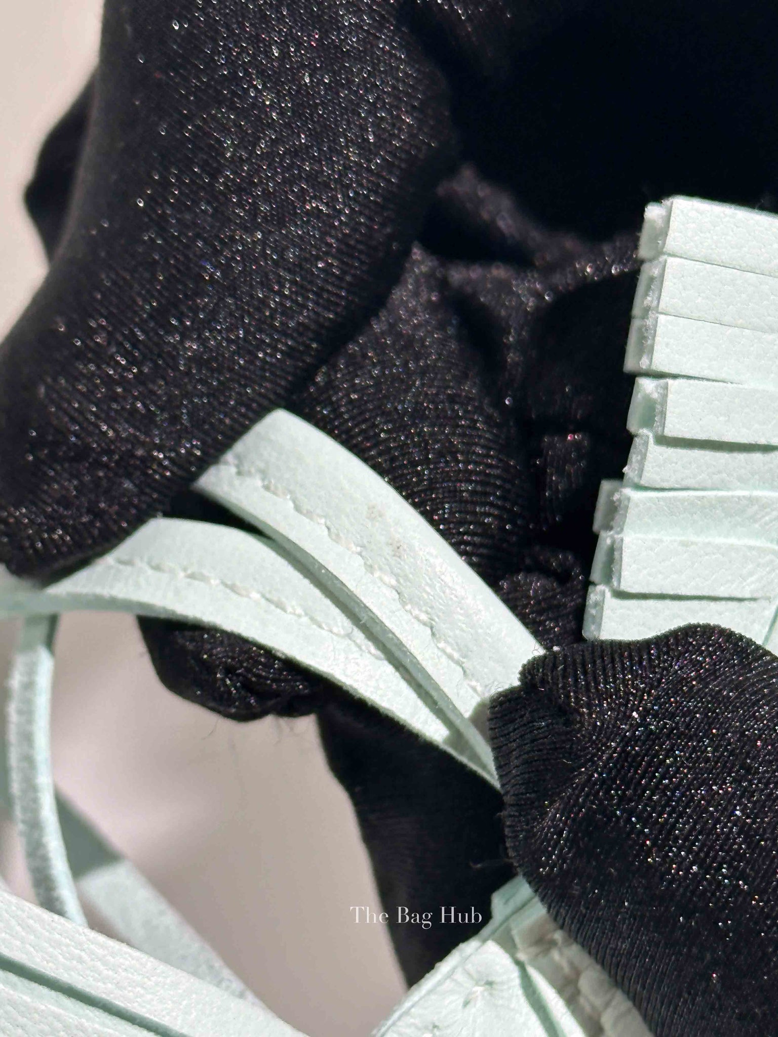 Hermes Vert Peppermint Leather Rodeo PM Bag Charm