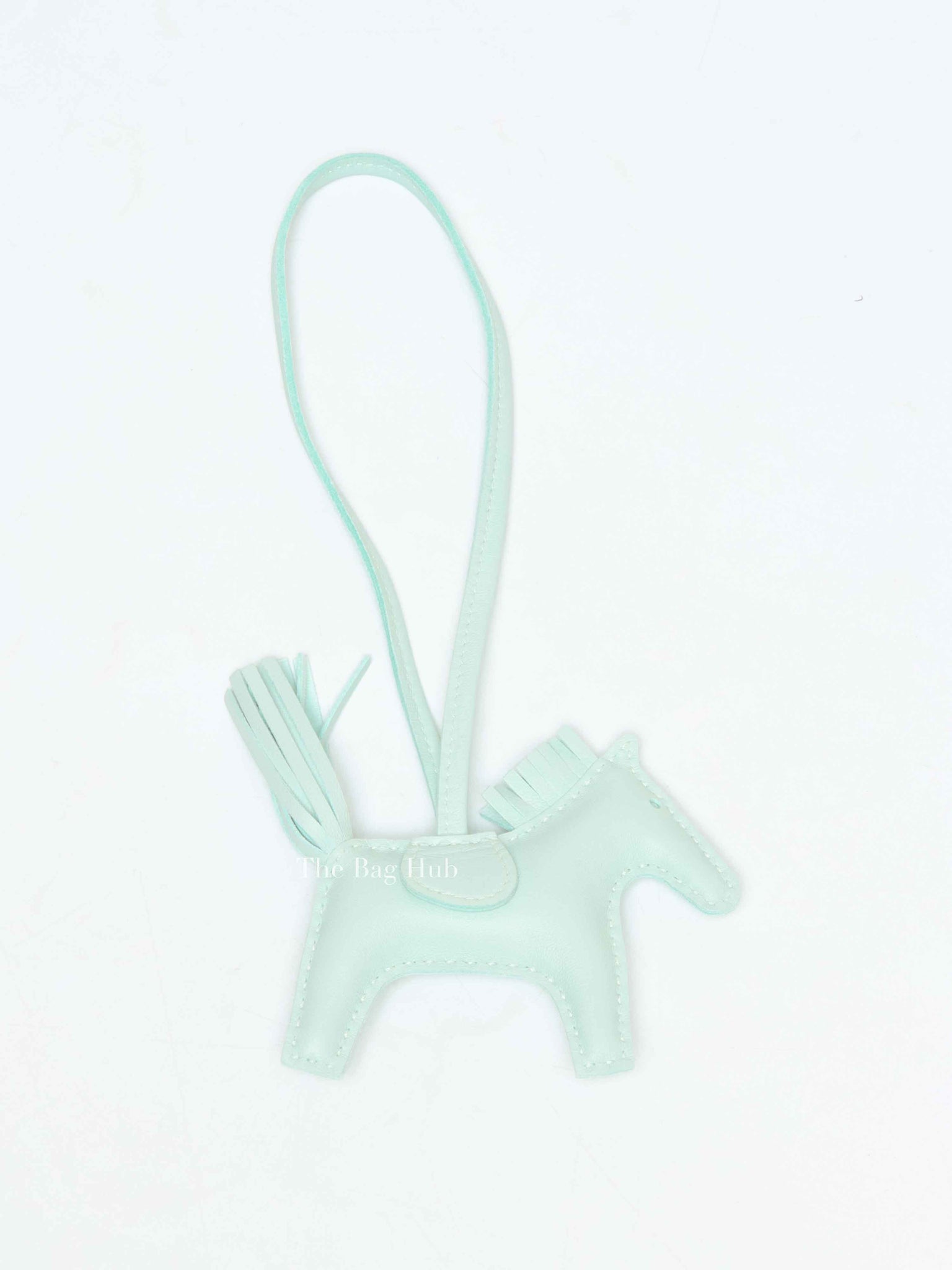 Hermes Vert Peppermint Leather Rodeo PM Bag Charm