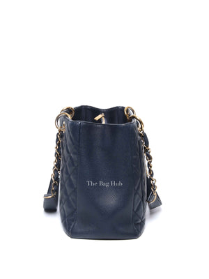 Chanel Navy Blue Caviar GST Tote Bag GHW