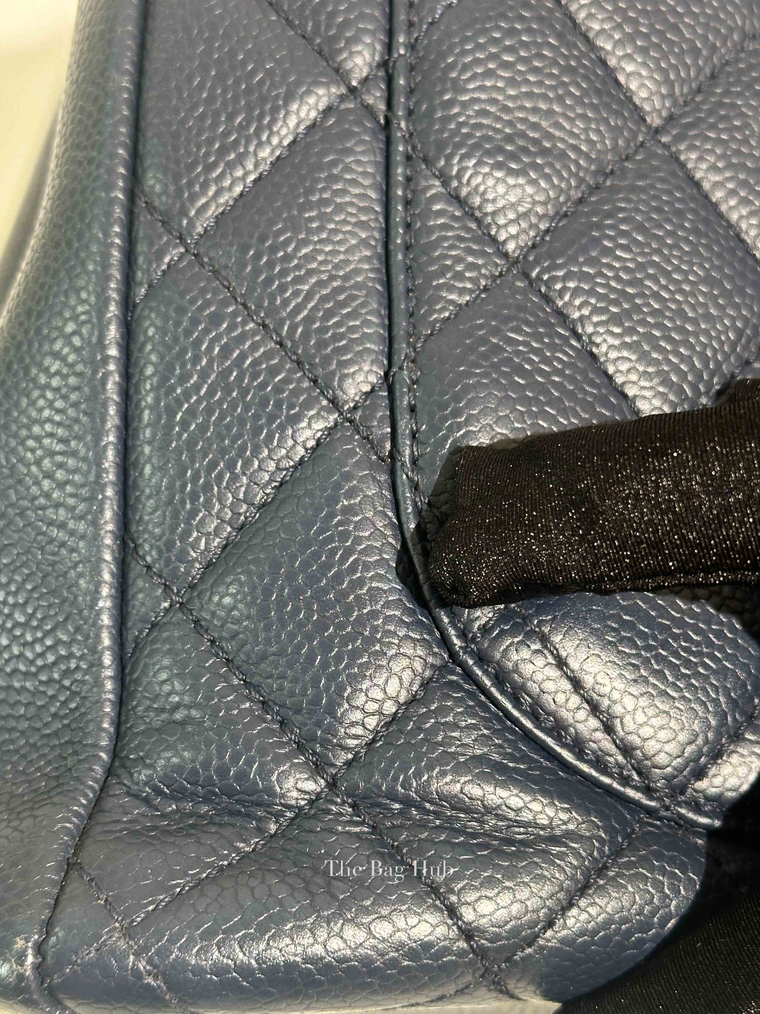 Chanel Navy Blue Caviar GST Tote Bag GHW