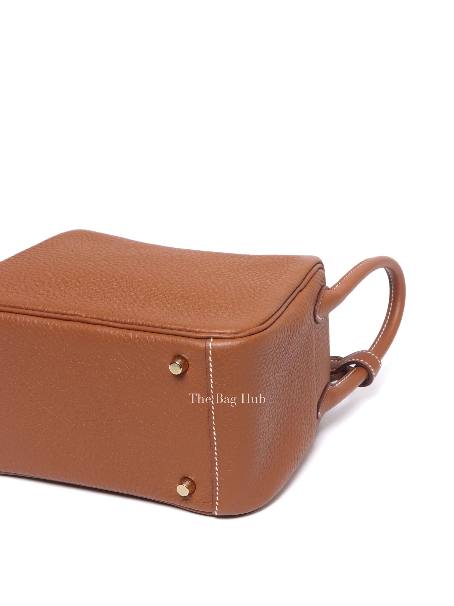 Hermes Gold Leather Mini Lindy GHW