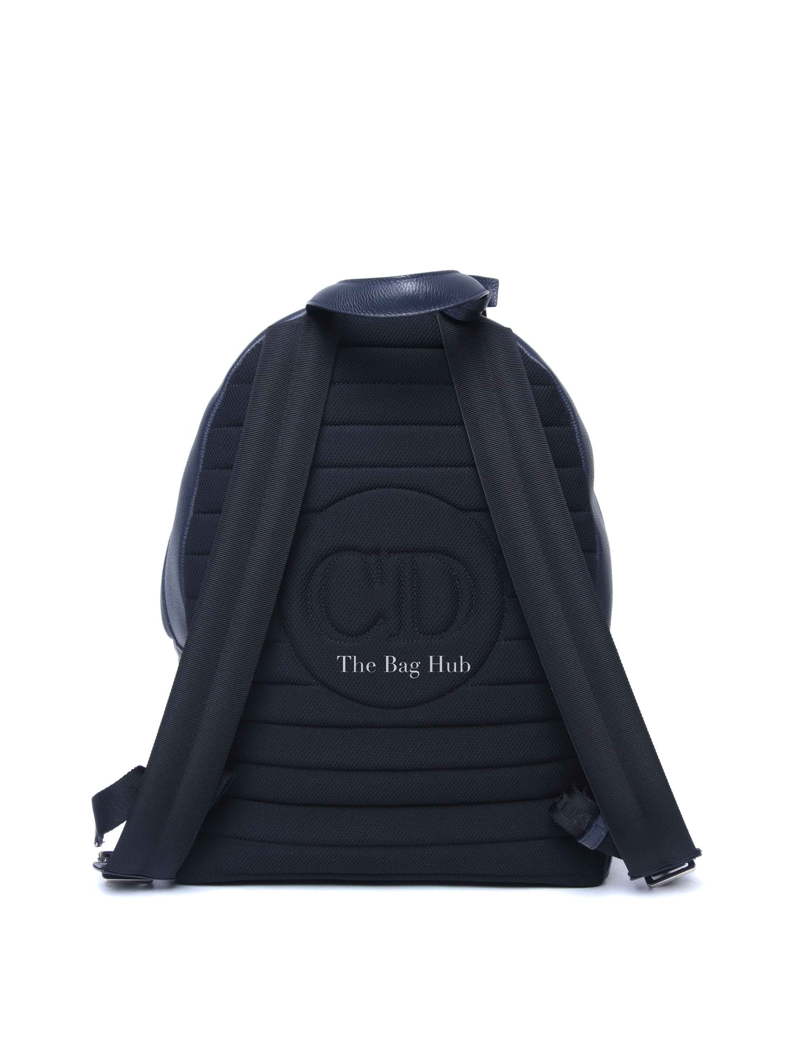 Dior Navy Blue Calfskin Dior x Shawn Stussy Backpack