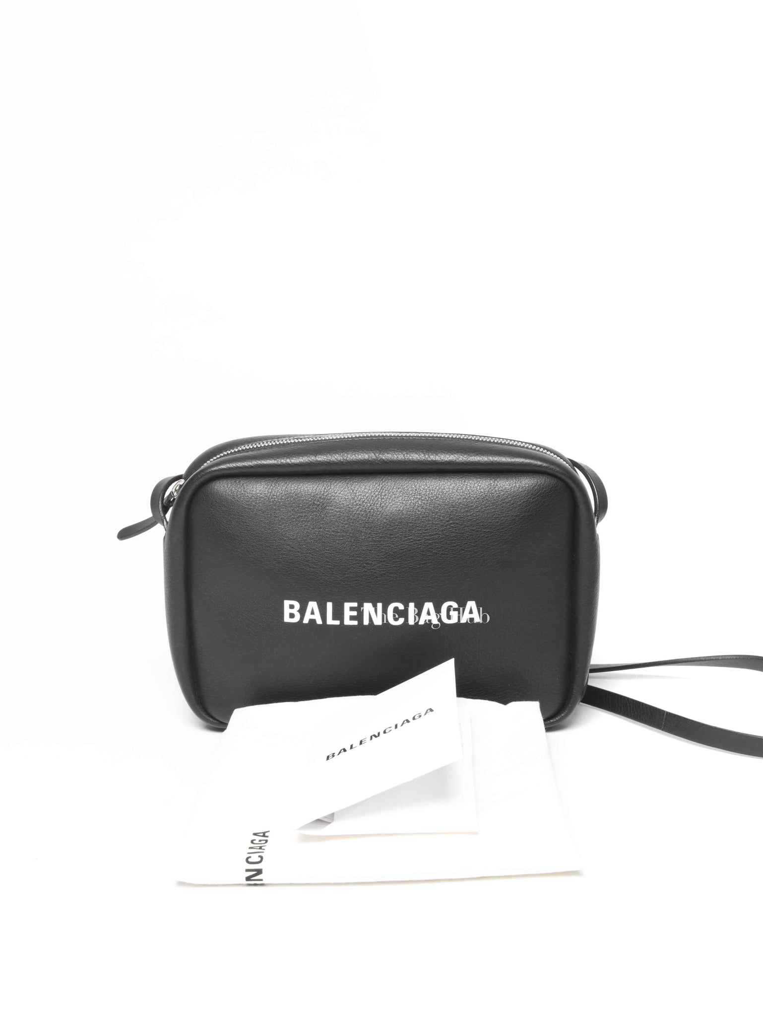 Balenciaga Black Leather Everyday Camera Bag