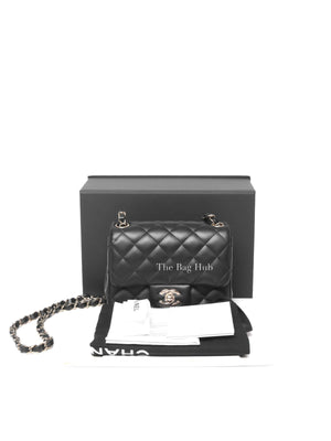 Chanel Black Lambskin Mini Flap Square GHW