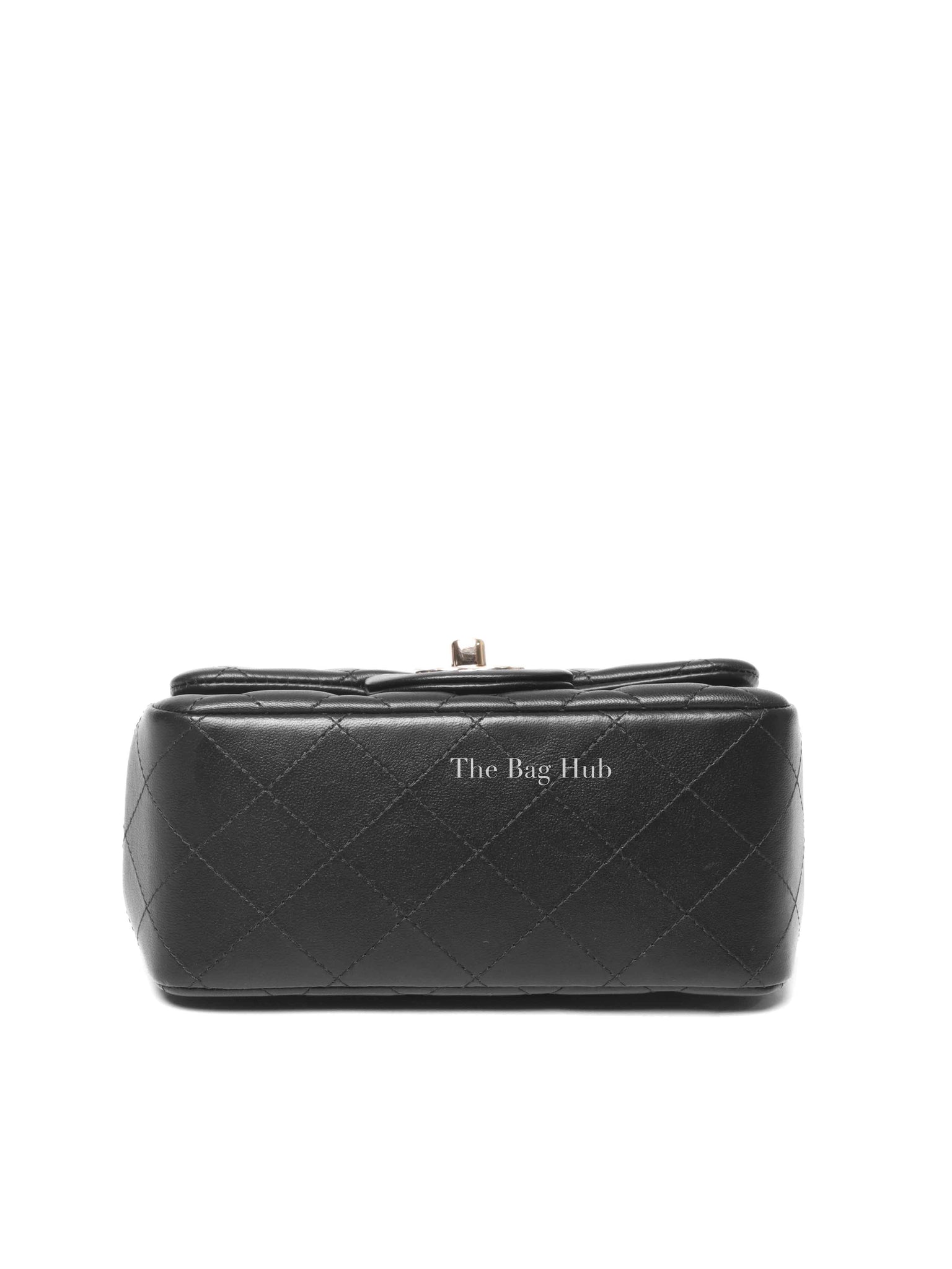 Chanel Black Lambskin Mini Flap Square GHW
