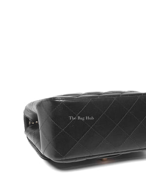 Chanel Black Lambskin Mini Flap Square GHW