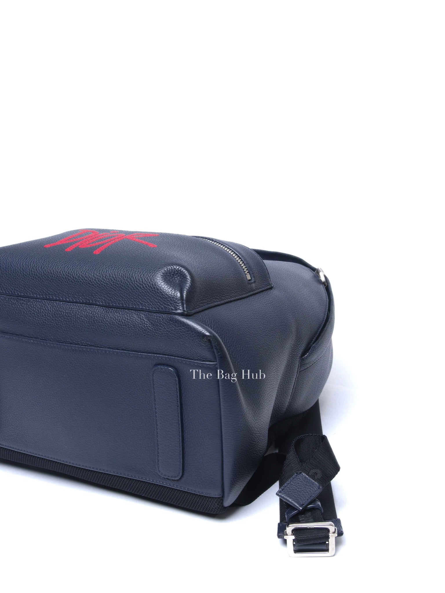 Dior Navy Blue Calfskin Dior x Shawn Stussy Backpack