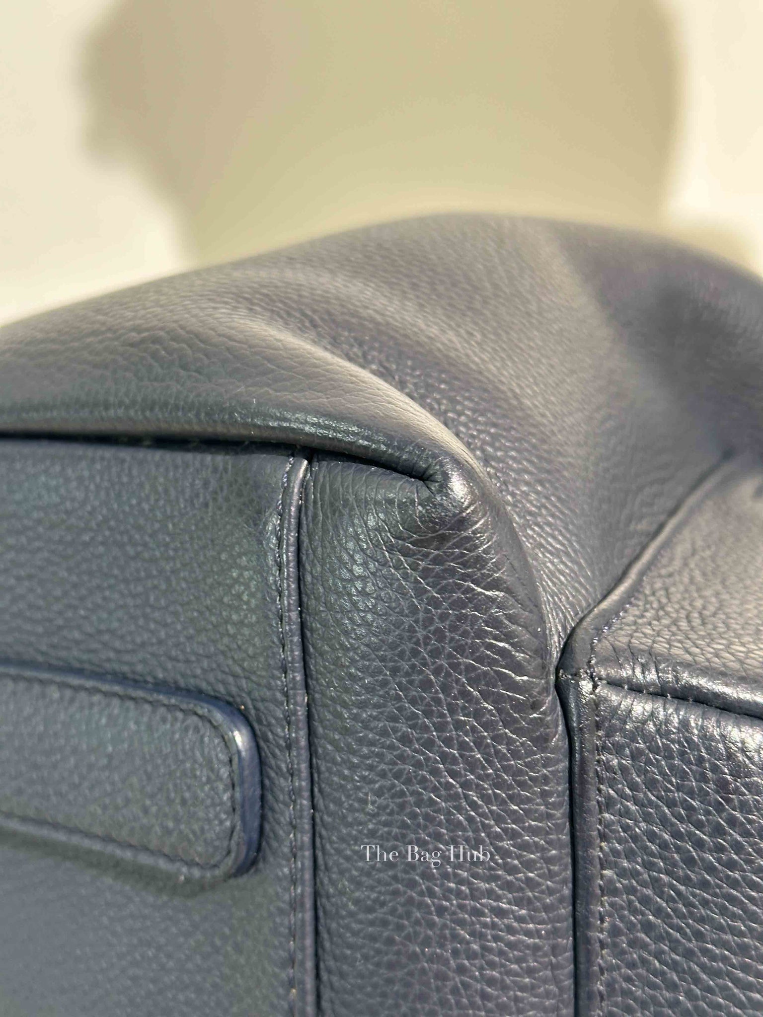 Dior Navy Blue Calfskin Dior x Shawn Stussy Backpack