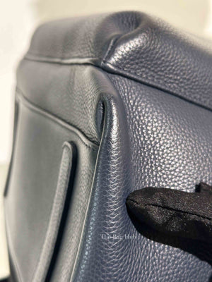 Dior Navy Blue Calfskin Dior x Shawn Stussy Backpack