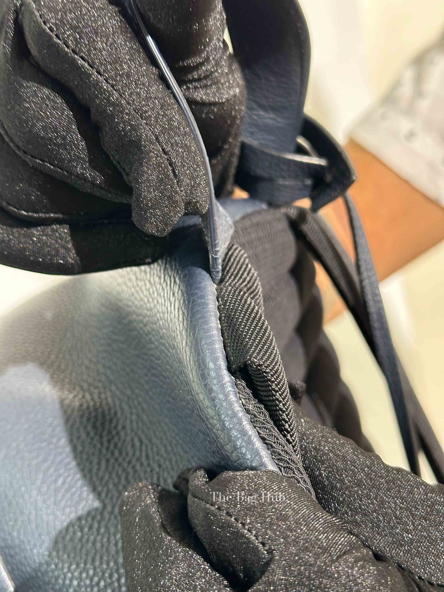 Dior Navy Blue Calfskin Dior x Shawn Stussy Backpack