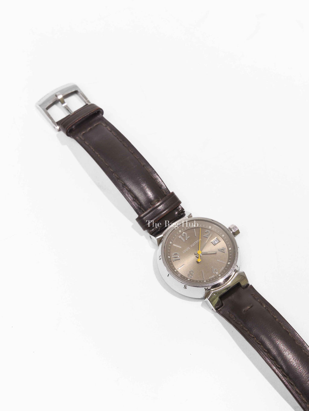 Louis Vuitton Brown Tambour Small Quartz 25mm Watch