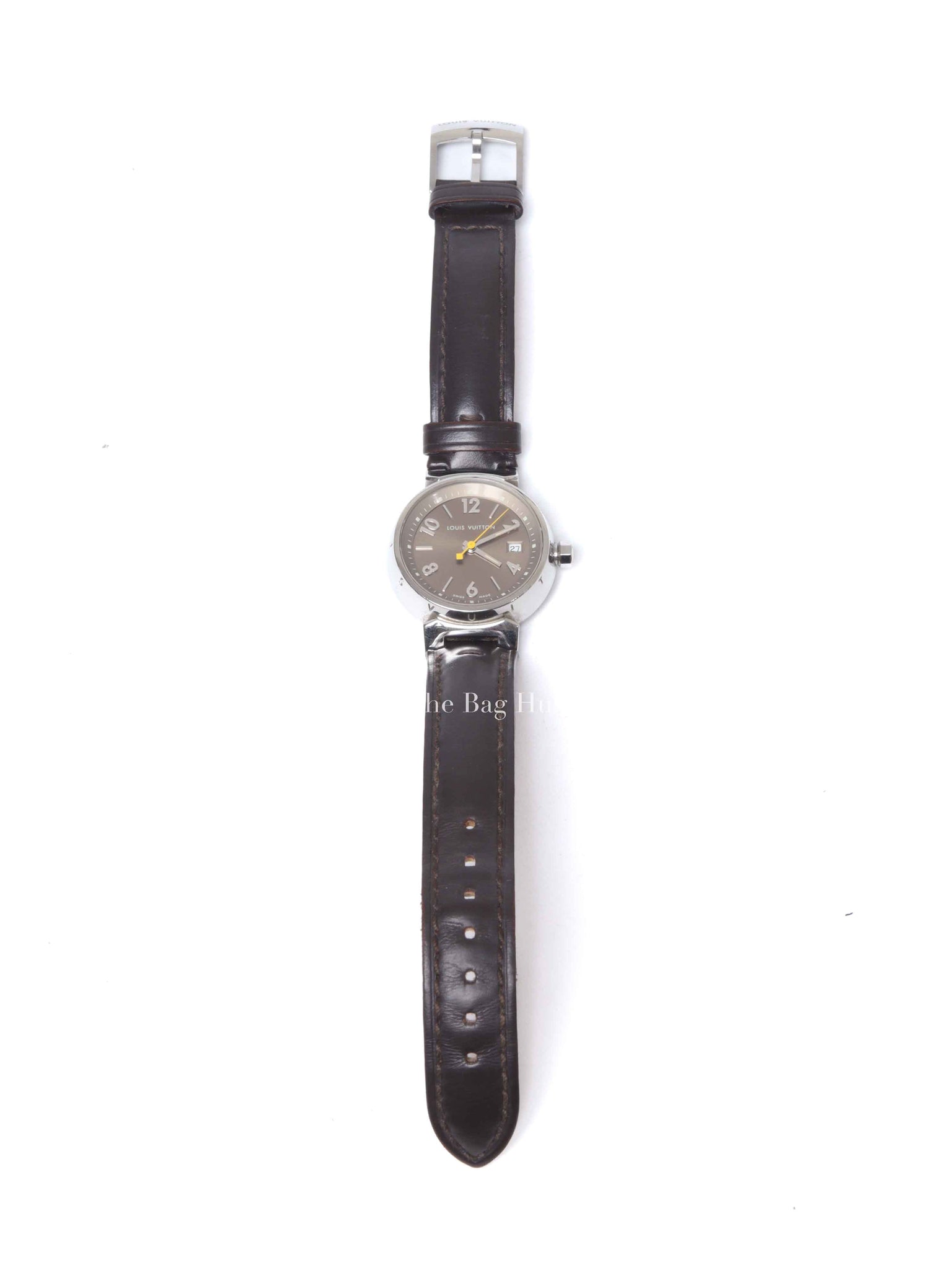 Louis Vuitton Brown Tambour Small Quartz 25mm Watch