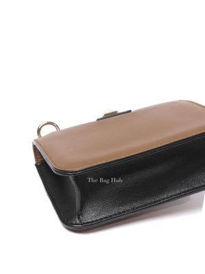 Valentino Tan Leather Rockstud Glam Lock Mini Crossbody Bag