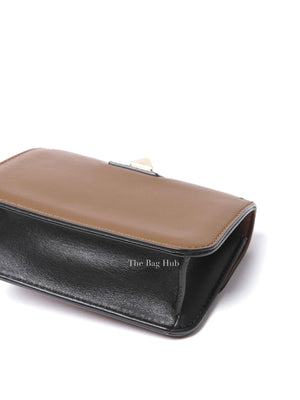 Valentino Tan Leather Rockstud Glam Lock Mini Crossbody Bag