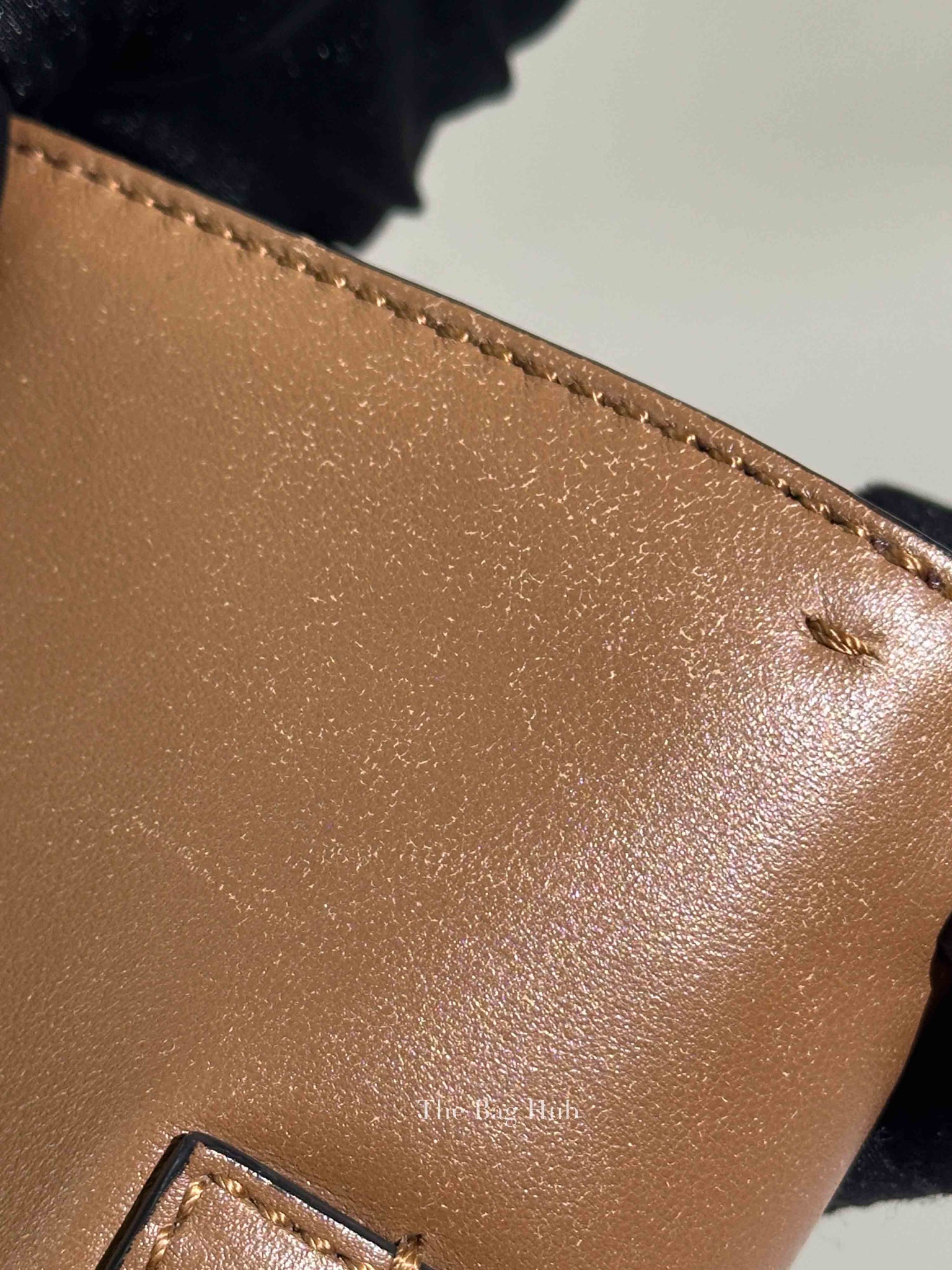 Valentino Tan Leather Rockstud Glam Lock Mini Crossbody Bag