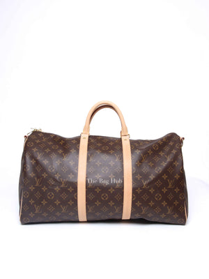 Louis Vuitton Monogram Canvas Keepall Bandouliere 50 Bag