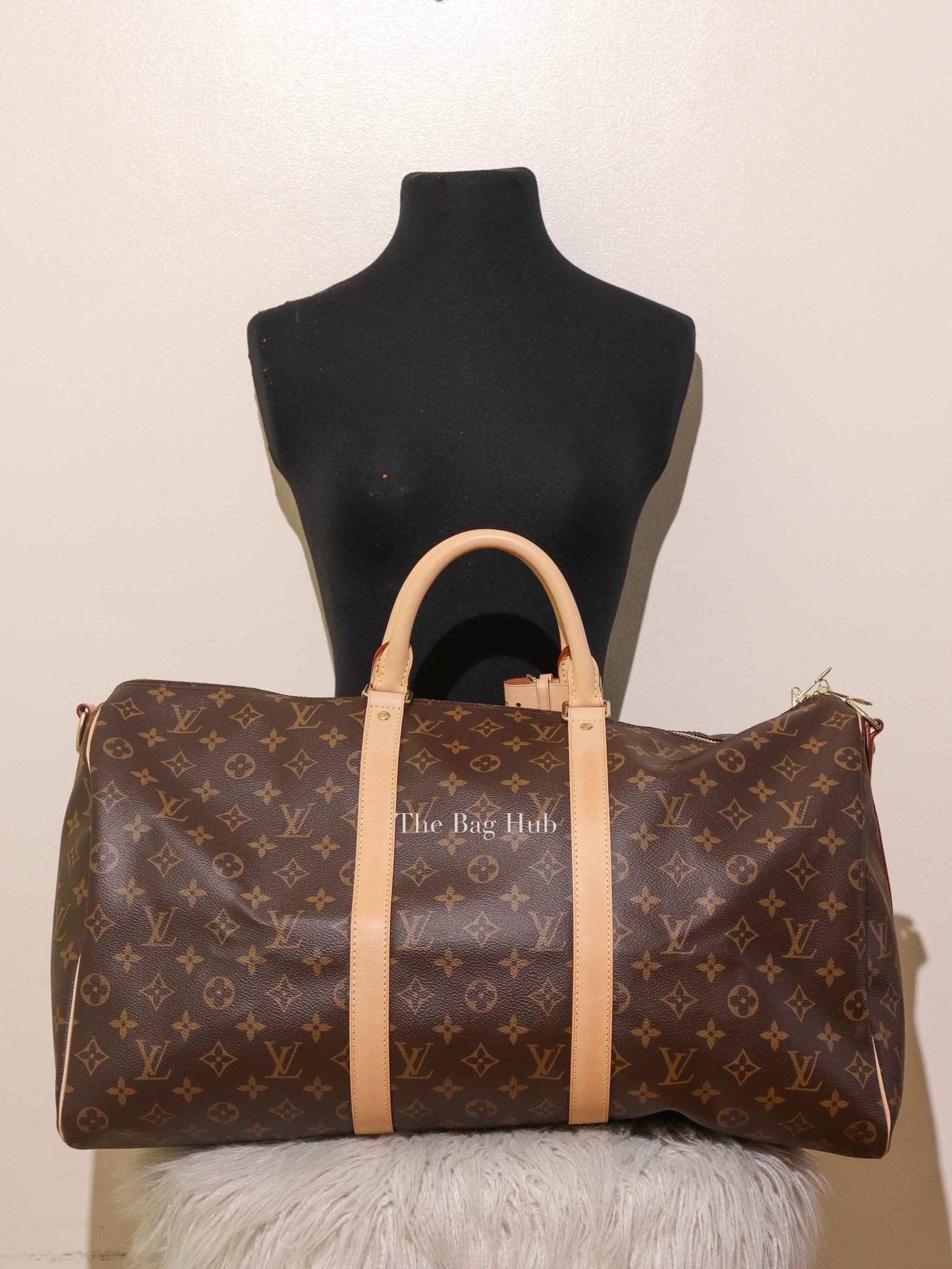 Louis Vuitton Monogram Canvas Keepall Bandouliere 50 Bag