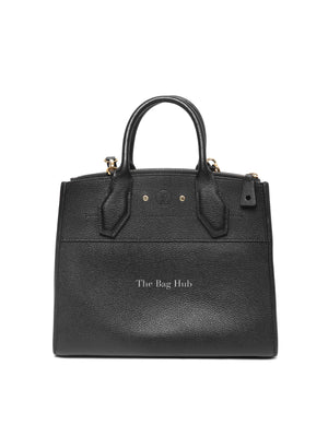 Louis Vuitton Black Taurillon City Steamer PM Bag
