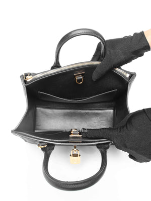 Louis Vuitton Black Taurillon City Steamer PM Bag