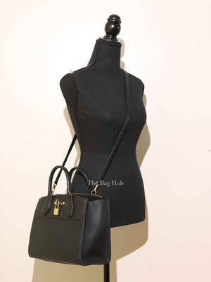 Louis Vuitton Black Taurillon City Steamer PM Bag