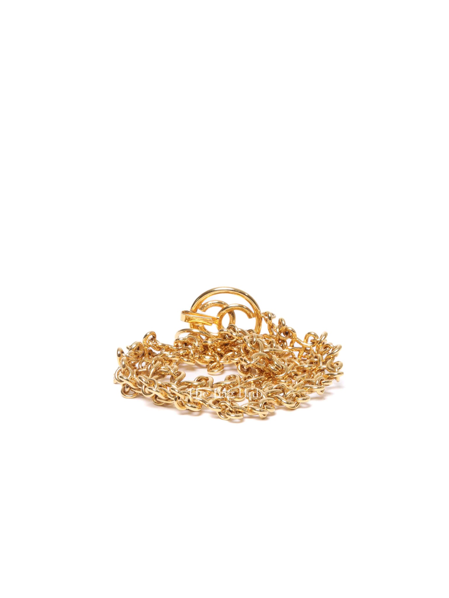 Chanel Gold Plated Vintage 93P CC Logo Chain Belt