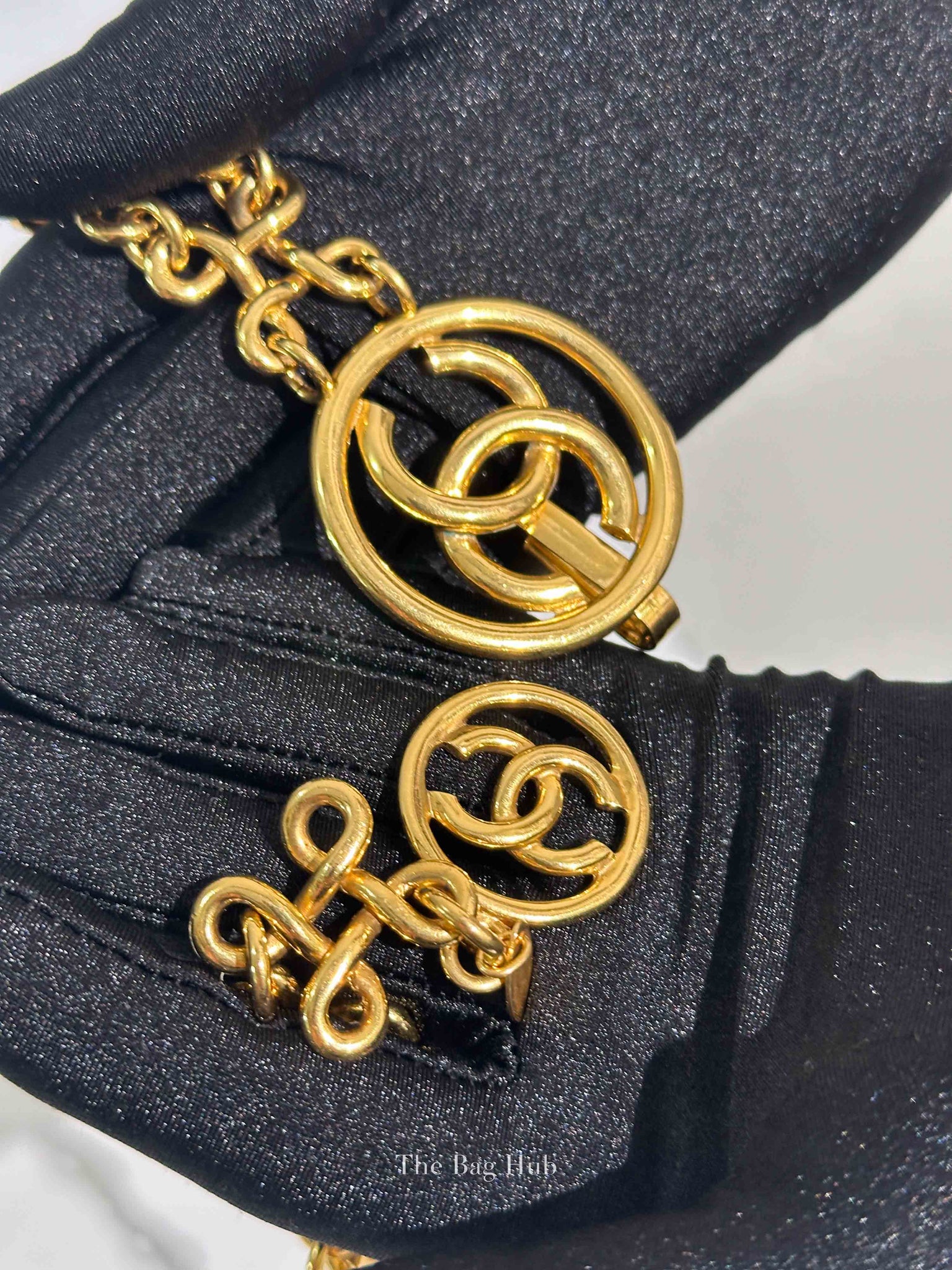 Chanel Gold Plated Vintage 93P CC Logo Chain Belt