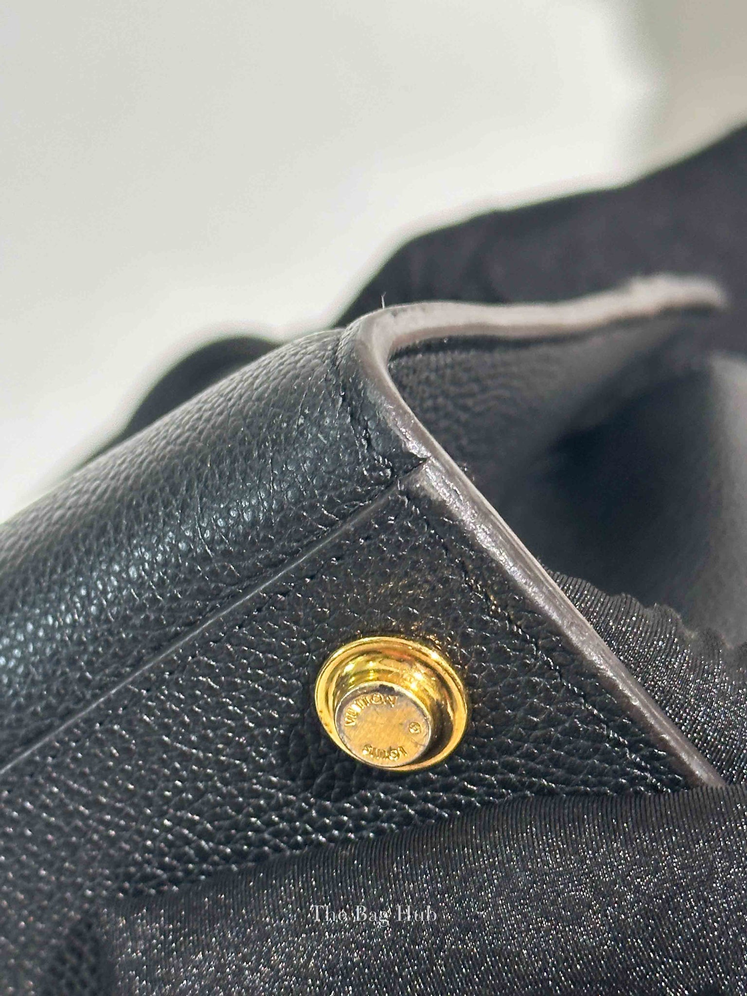 Louis Vuitton Black Taurillon City Steamer PM Bag