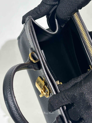 Louis Vuitton Black Taurillon City Steamer PM Bag