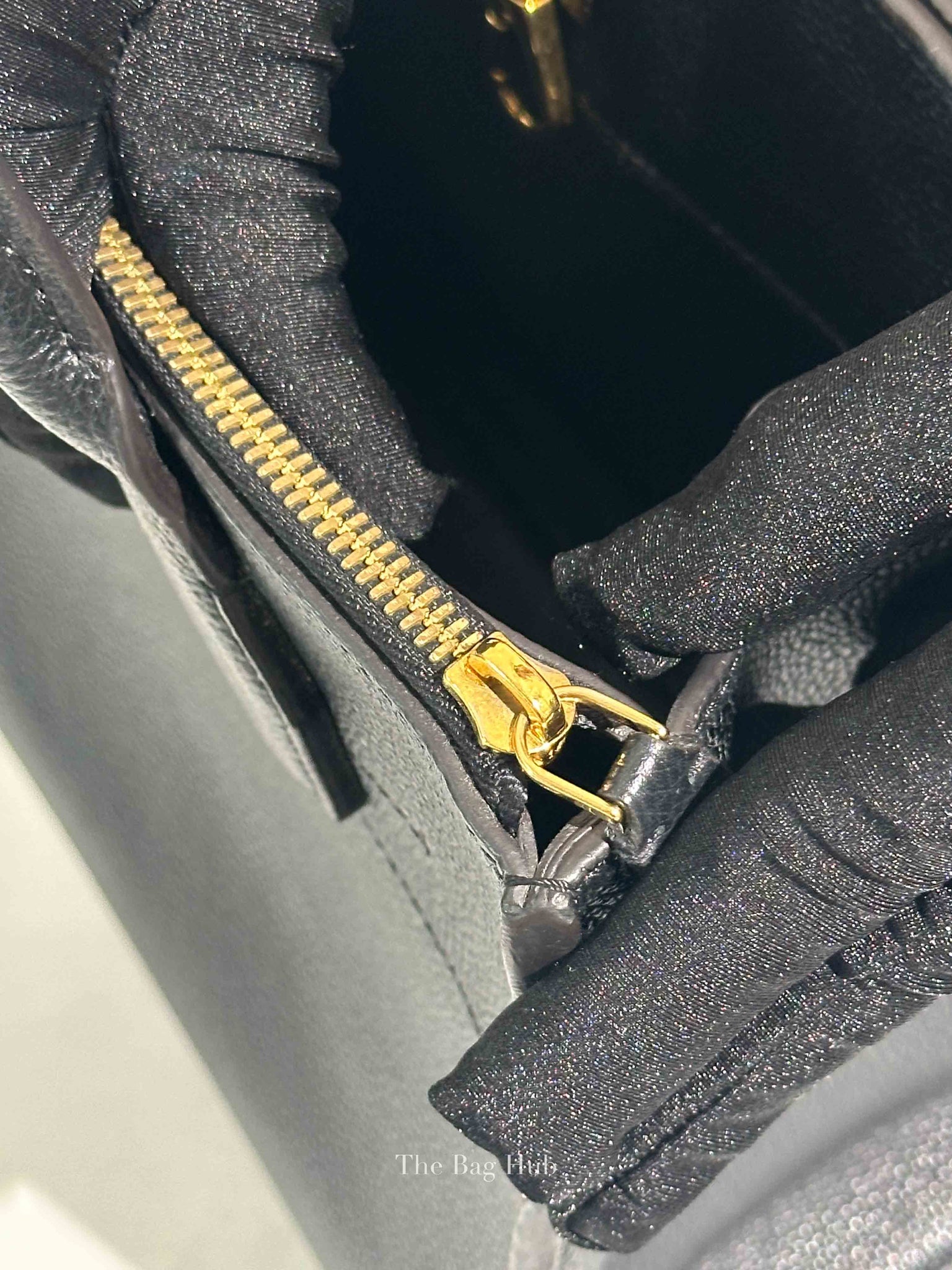 Louis Vuitton Black Taurillon City Steamer PM Bag