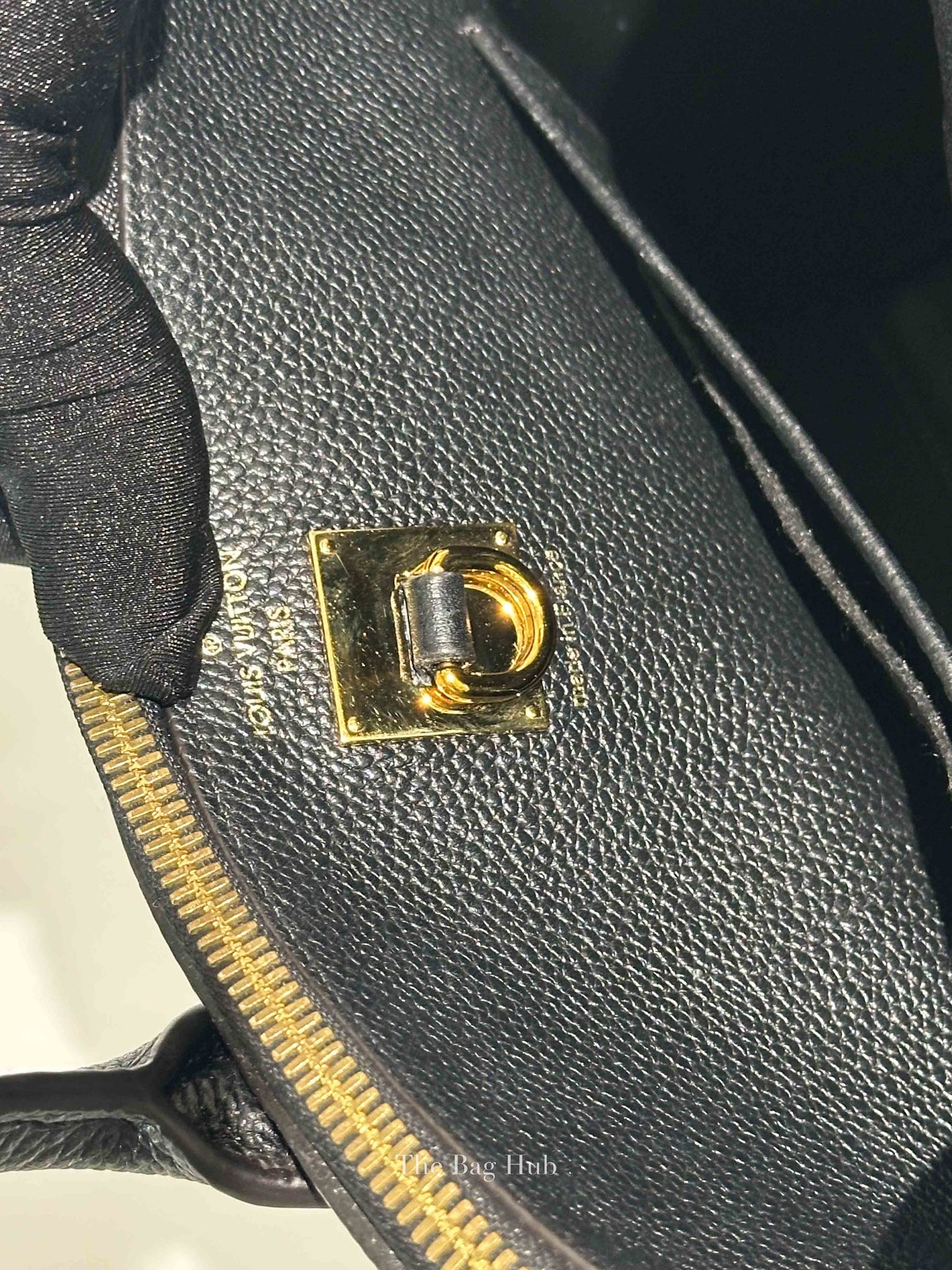 Louis Vuitton Black Taurillon City Steamer PM Bag