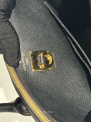 Louis Vuitton Black Taurillon City Steamer PM Bag