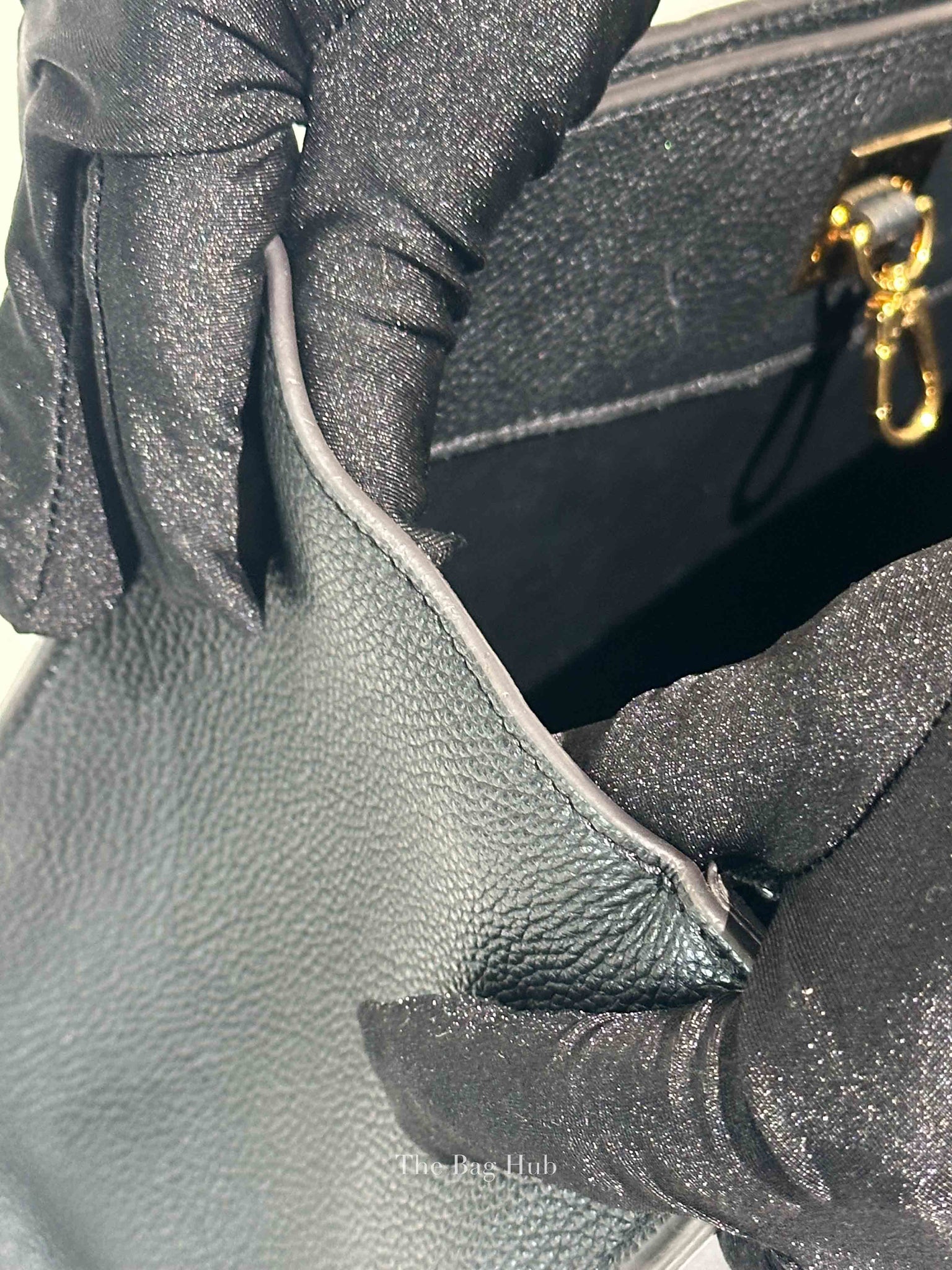 Louis Vuitton Black Taurillon City Steamer PM Bag