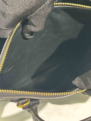 Louis Vuitton Black Taurillon City Steamer PM Bag