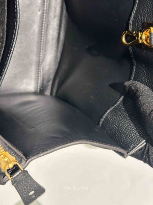 Louis Vuitton Black Taurillon City Steamer PM Bag