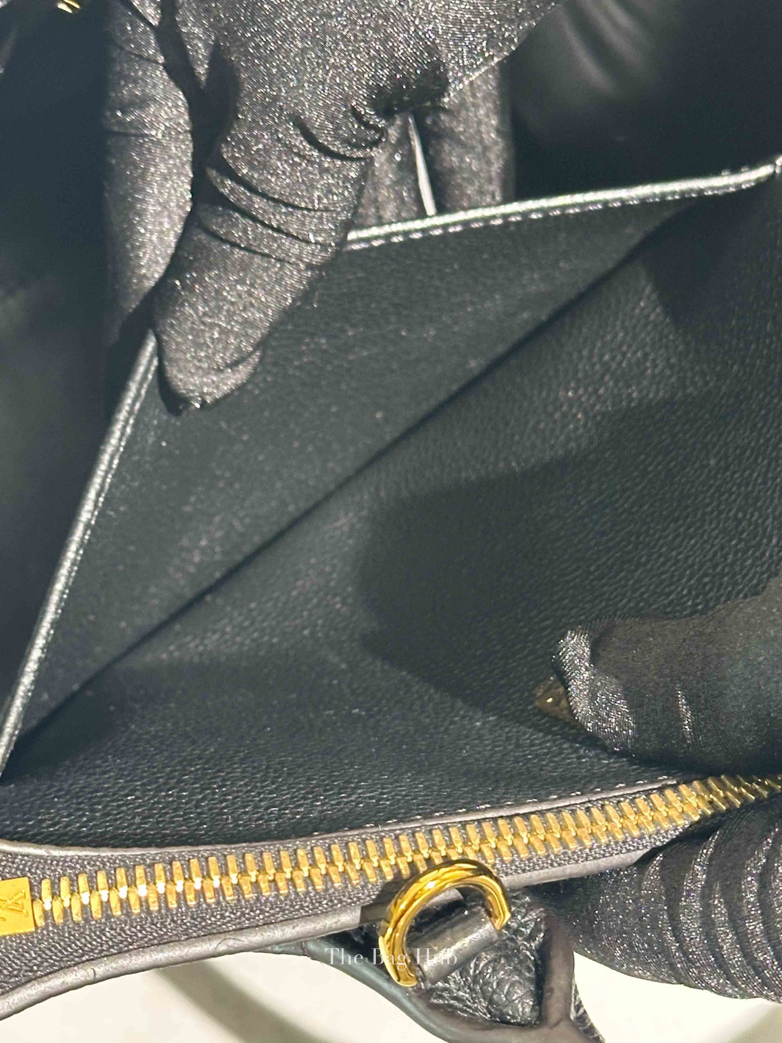 Louis Vuitton Black Taurillon City Steamer PM Bag