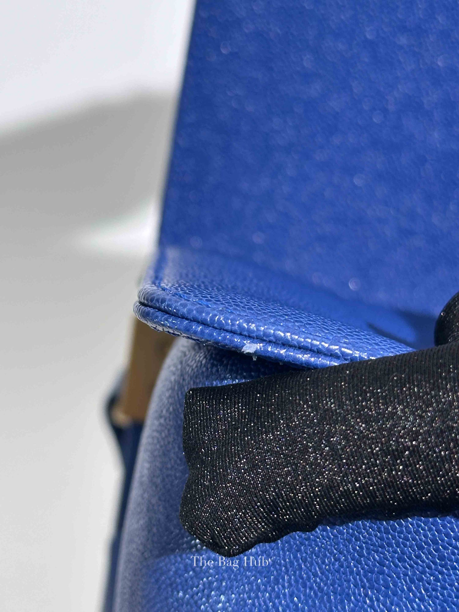 Chanel Royal Blue Caviar Old Medium Le Boy GHW