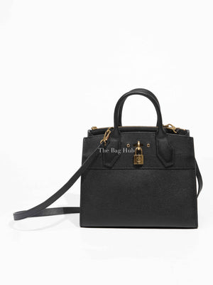 Louis Vuitton Black Taurillon City Steamer PM Bag