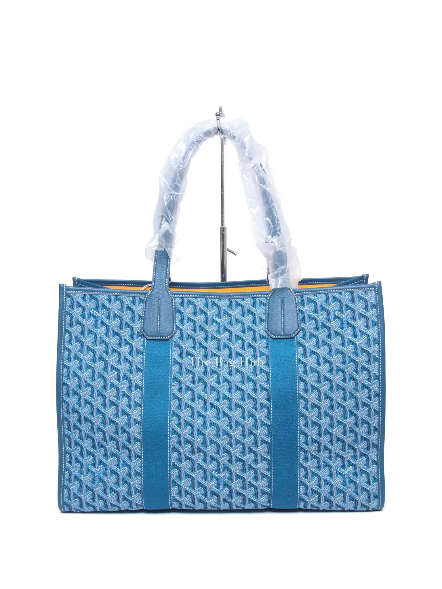 Goyard Ocean Blue Jacquard Villette MM Tote Bag