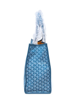 Goyard Ocean Blue Jacquard Villette MM Tote Bag