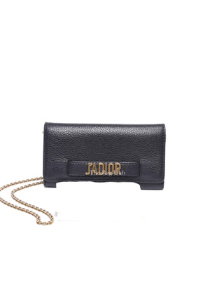 Dior Black Grained Calfskin J'Adior Croisiere WOC