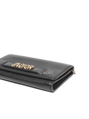 Dior Black Grained Calfskin J'Adior Croisiere WOC