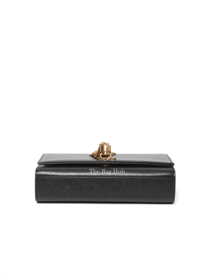 Saint Laurent Black Leather Small Monogram Kate Shoulder Bag