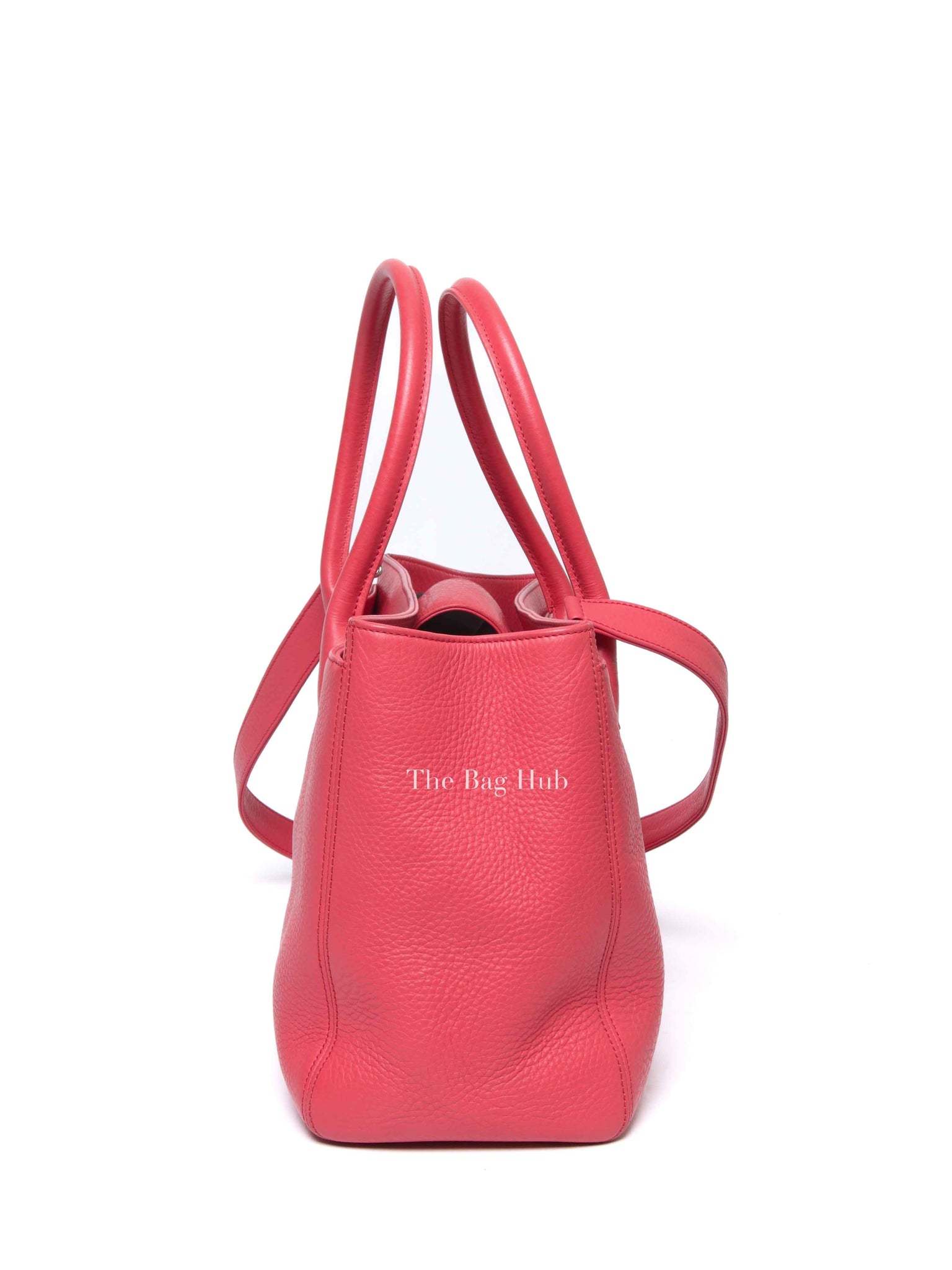 Chanel Pink Salmon Caviar Leather Cerf Executive Tote Bag