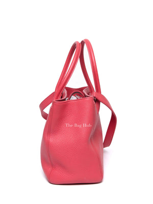 Chanel Pink Salmon Caviar Leather Cerf Executive Tote Bag