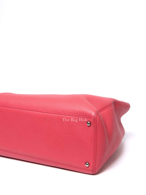 Chanel Pink Salmon Caviar Leather Cerf Executive Tote Bag