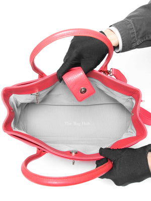 Chanel Pink Salmon Caviar Leather Cerf Executive Tote Bag
