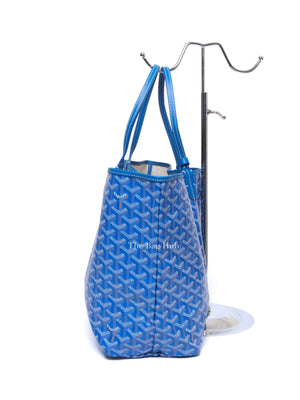 Goyard Sky Blue Canvas Saint Louis PM Tote Bag